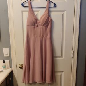 Azazie Mauve Midi Dress